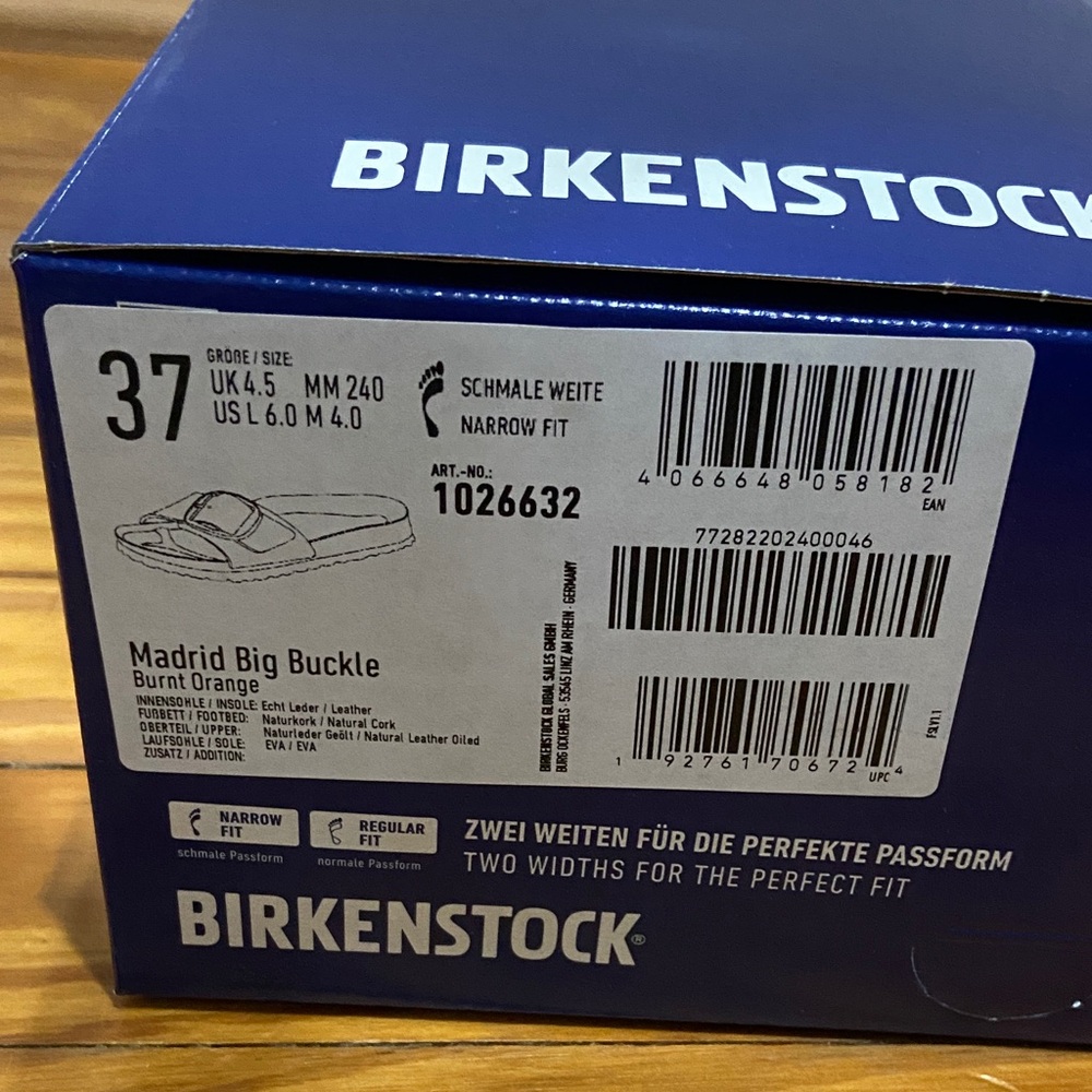 Birkenstock Madrid Big Buckle Sandals - Orange